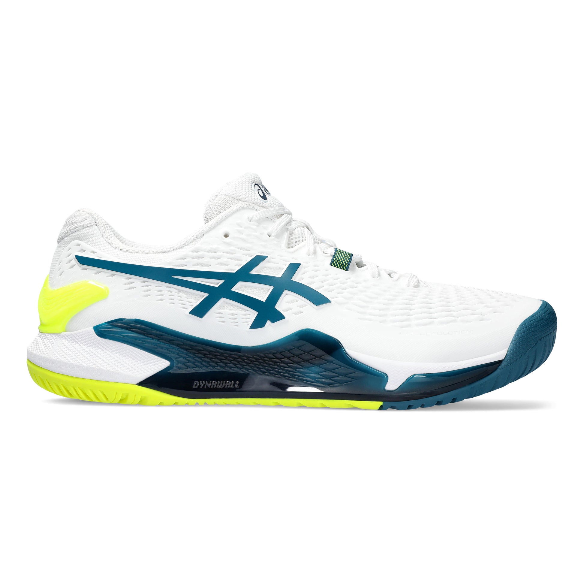 ASICS Gel-Resolution 9 Scarpa per tutte le superfici Uomini - bianco, color petrolio