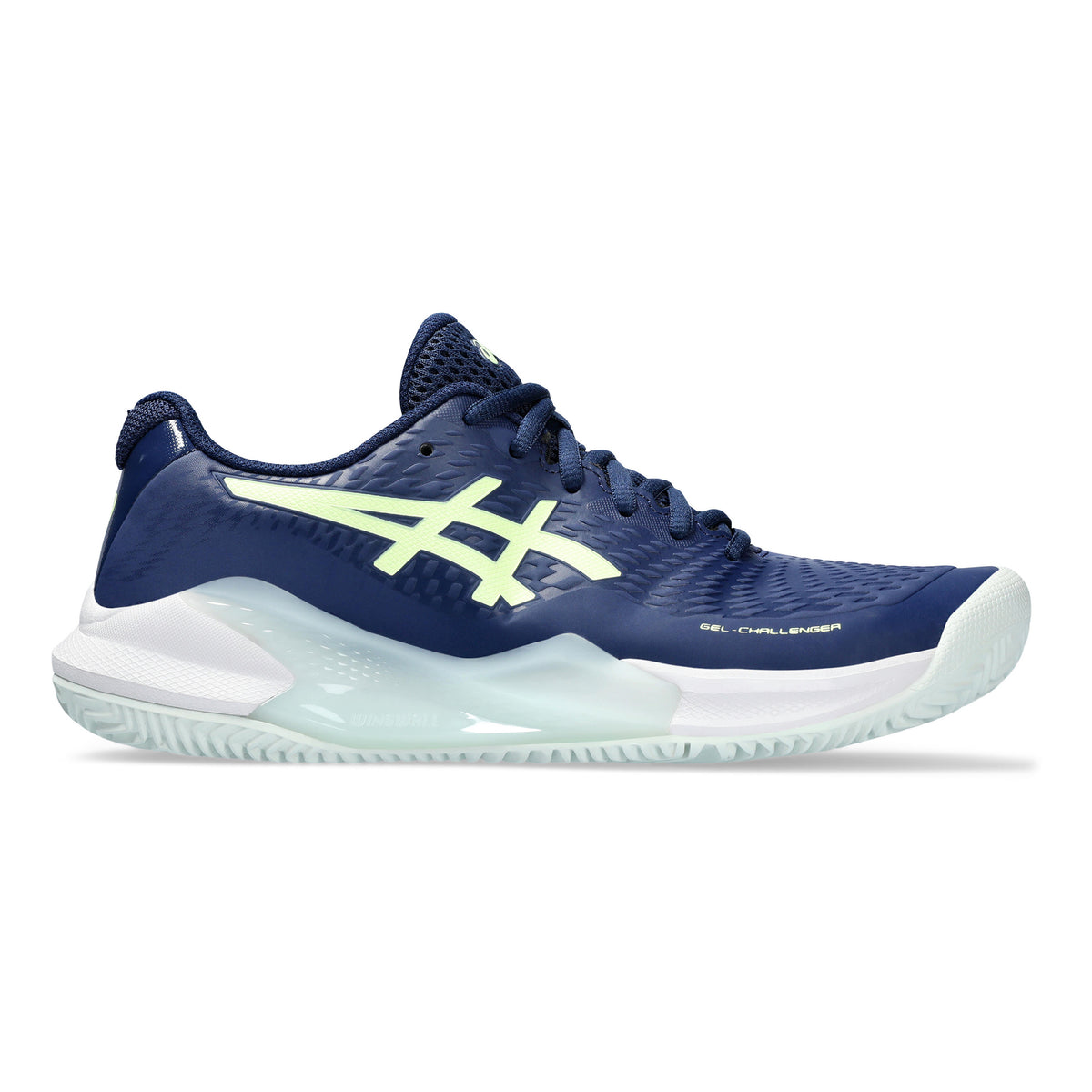 ASICS Gel-Challenger 14 Scarpa per terra rossa Donna - blu scuro, giallo neon