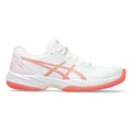 Gel-Game 9 Scarpa per terra rossa Donna - bianco, corallo