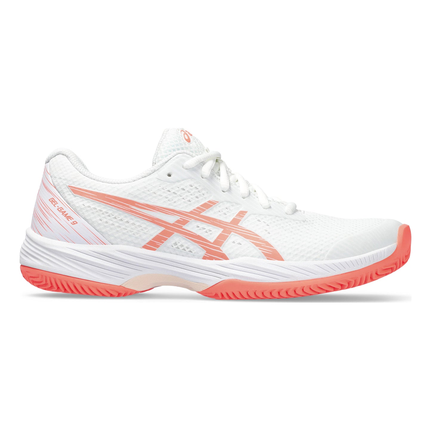 ASICS Gel-Game 9 Scarpa per terra rossa Donna - bianco, corallo