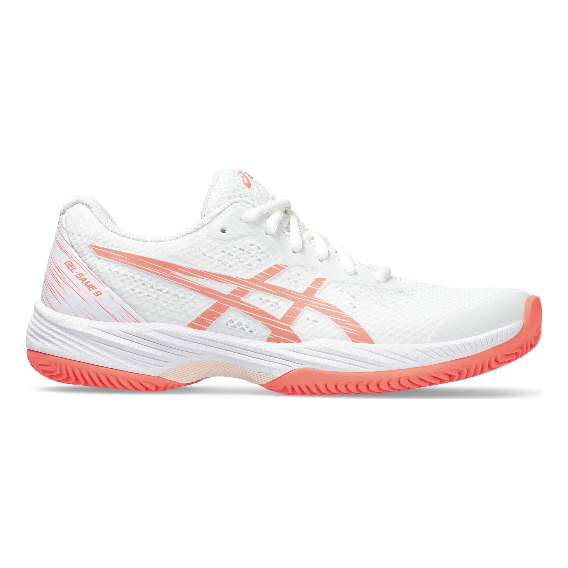ASICS Gel-Game 9 Scarpa per terra rossa Donna - bianco, corallo