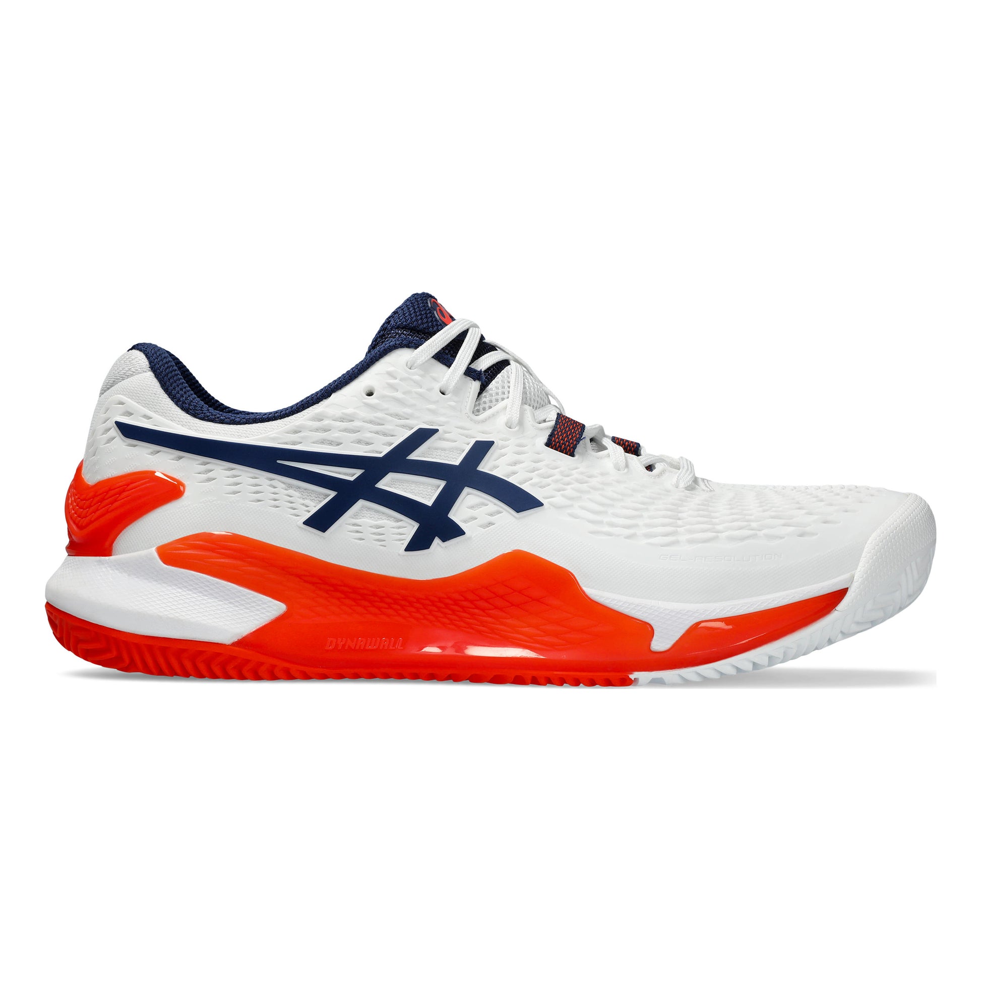 ASICS Gel-Resolution 9 Scarpa per terra rossa Uomini - bianco, arancione