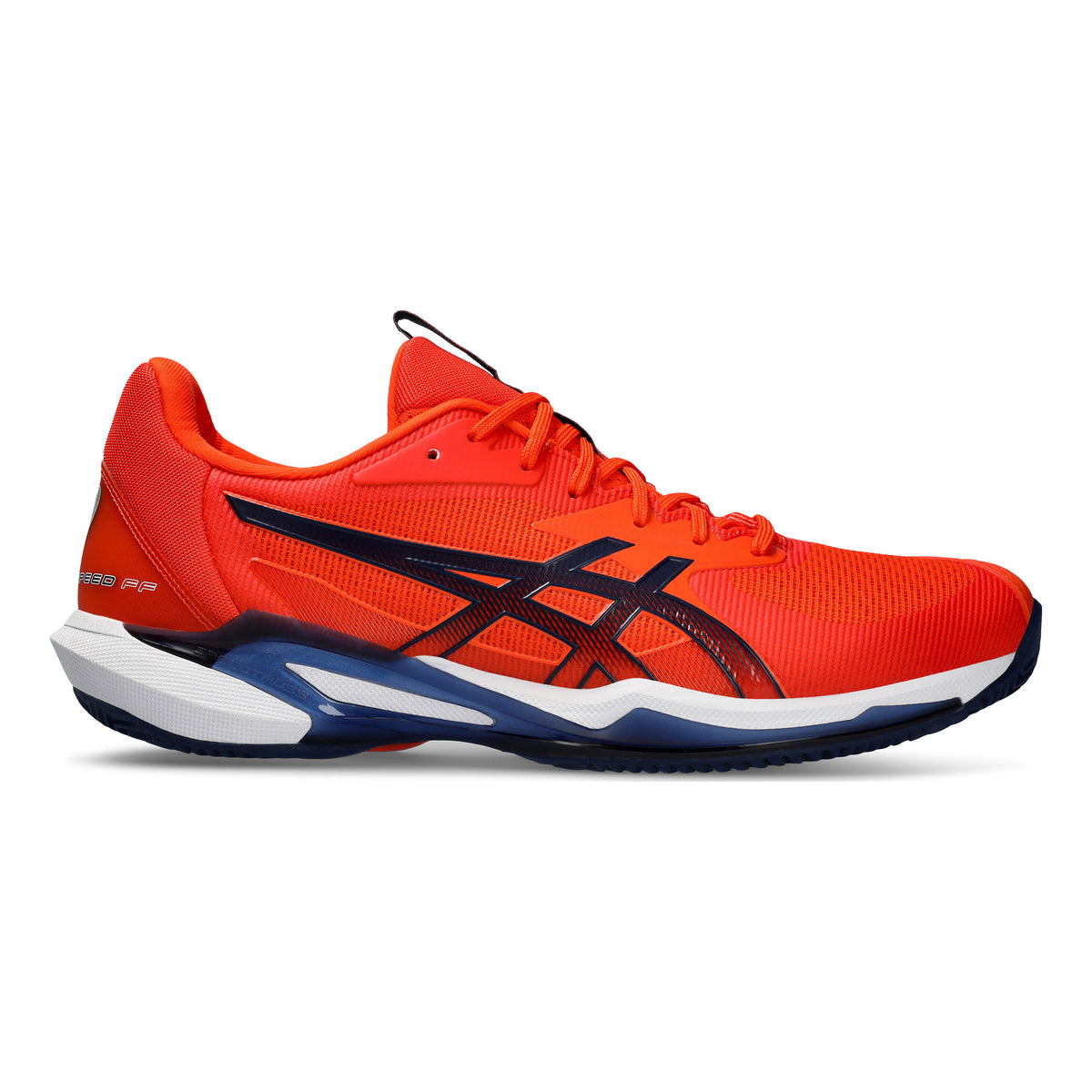 ASICS Solution Speed FF 3 Scarpa per terra rossa Uomini - arancione, blu scuro