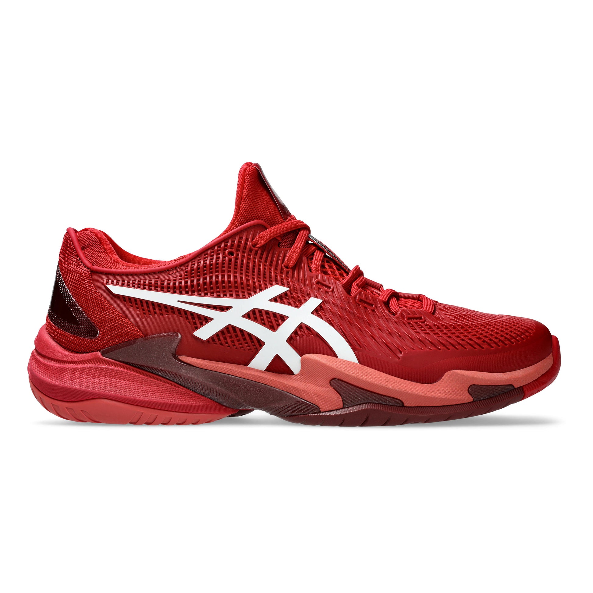 ASICS Court FF 3  Novak Scarpa per tutte le superfici Uomini - vino rosso, bianco
