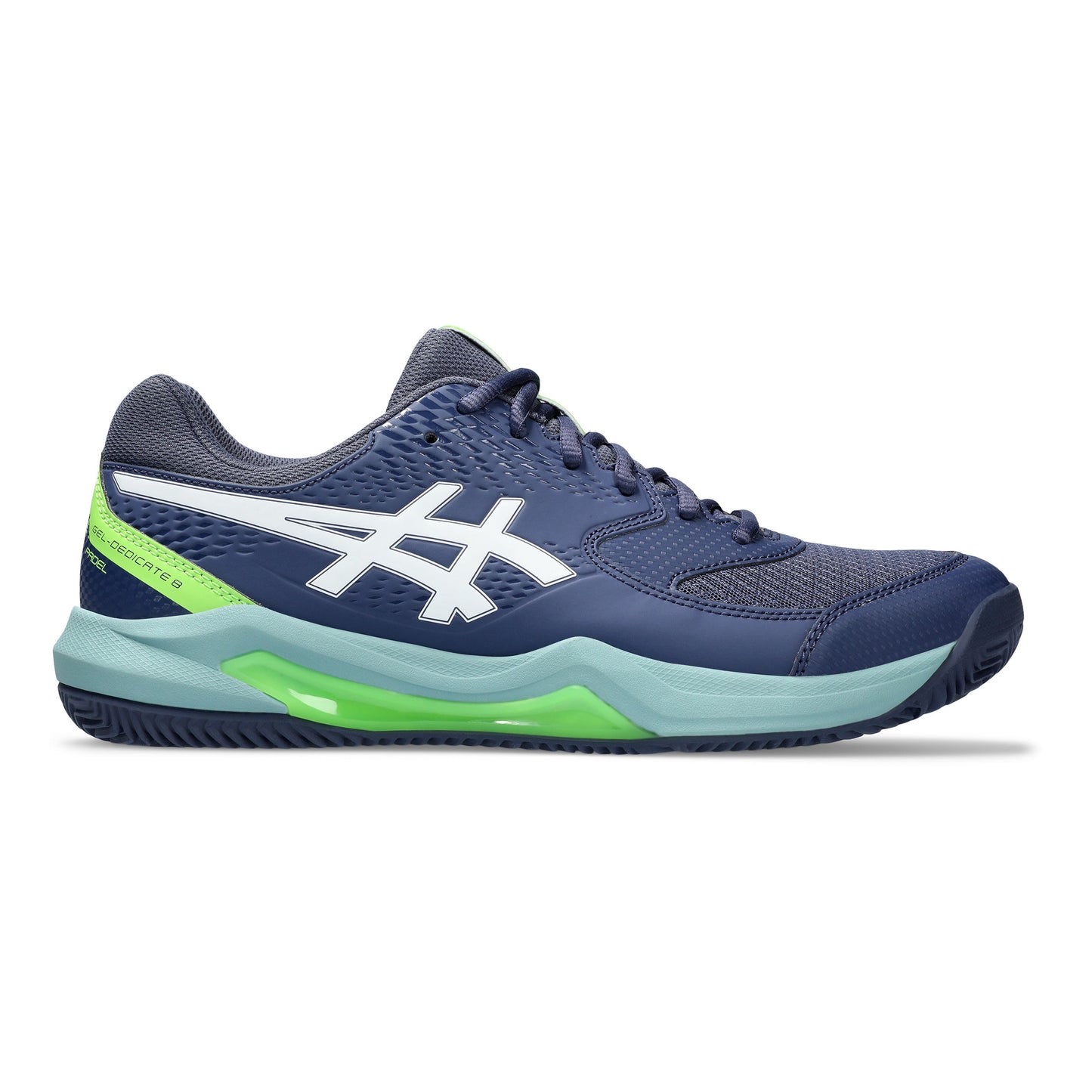 ASICS Gel-Dedicate 8 Scarpa da padel Uomini - blu scuro, mint