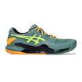 Gel-Resolution 9 Scarpa da padel Uomini - verde, giallo neon