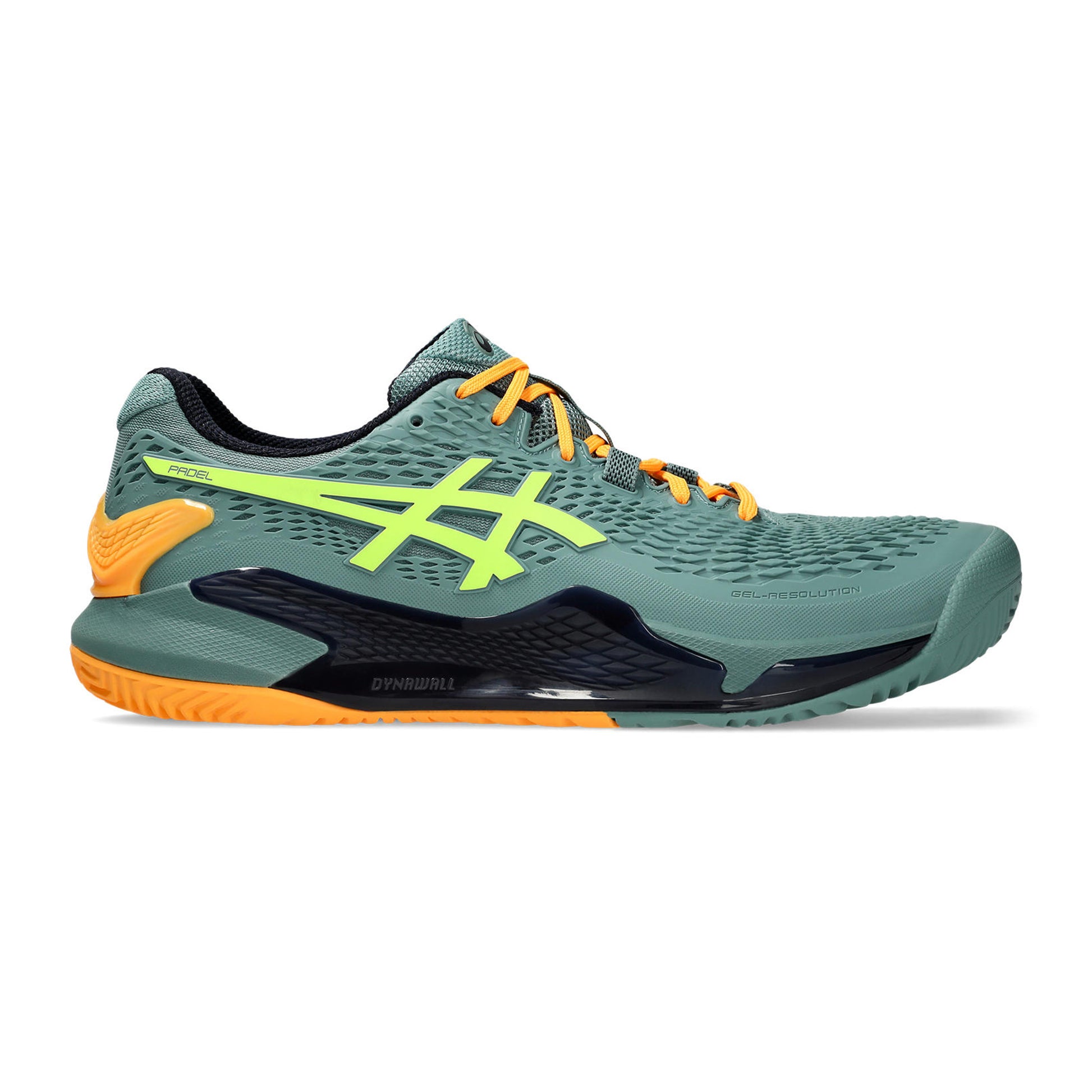 ASICS Gel-Resolution 9 Scarpa da padel Uomini - verde, giallo neon