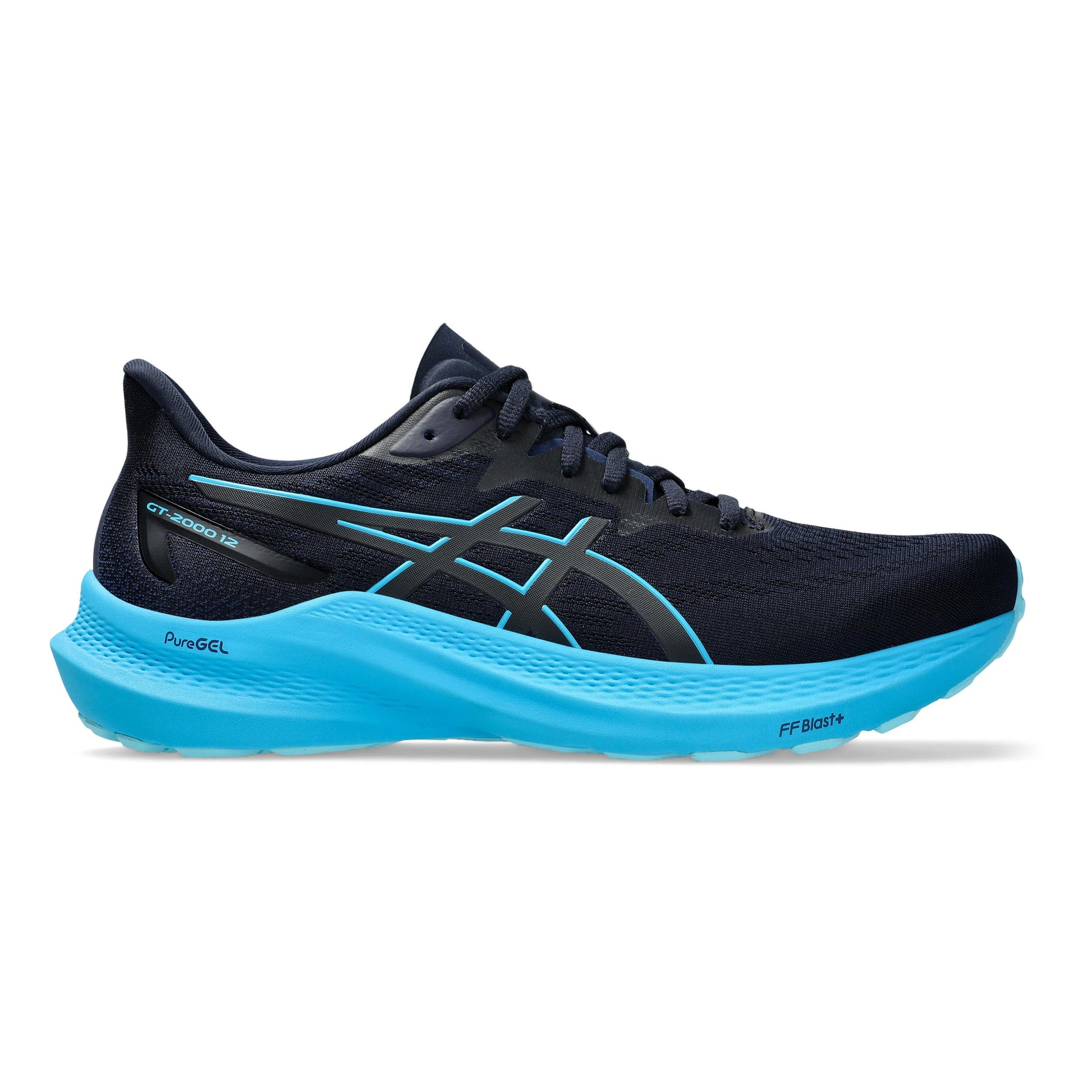 ASICS GT-2000 12 Scarpa stabile Uomini - blu scuro, turchese