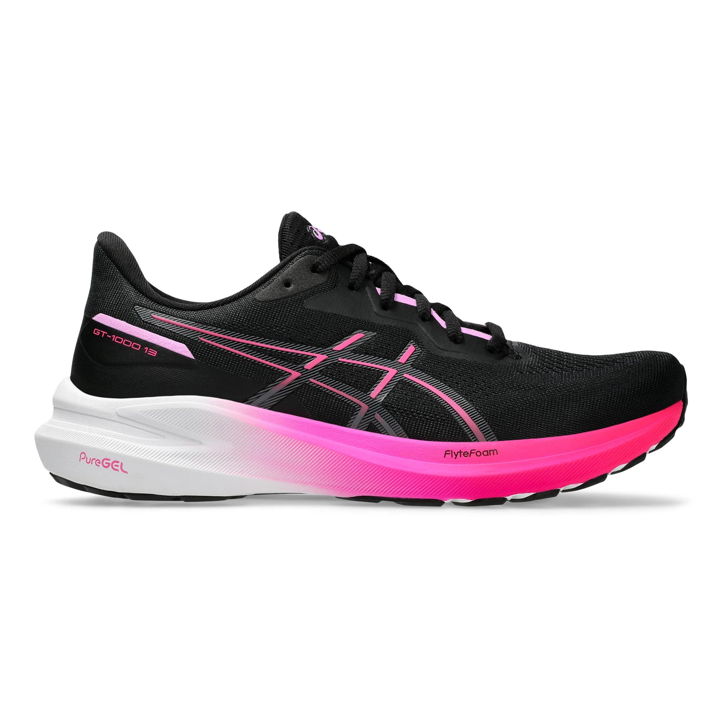 ASICS GT-1000 13 Scarpa stabile Donna - nero, rosa