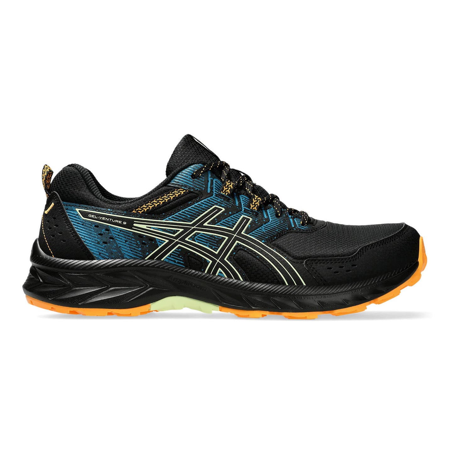 ASICS Gel-Venture 9 Scarpa da trail Uomini - nero, arancione