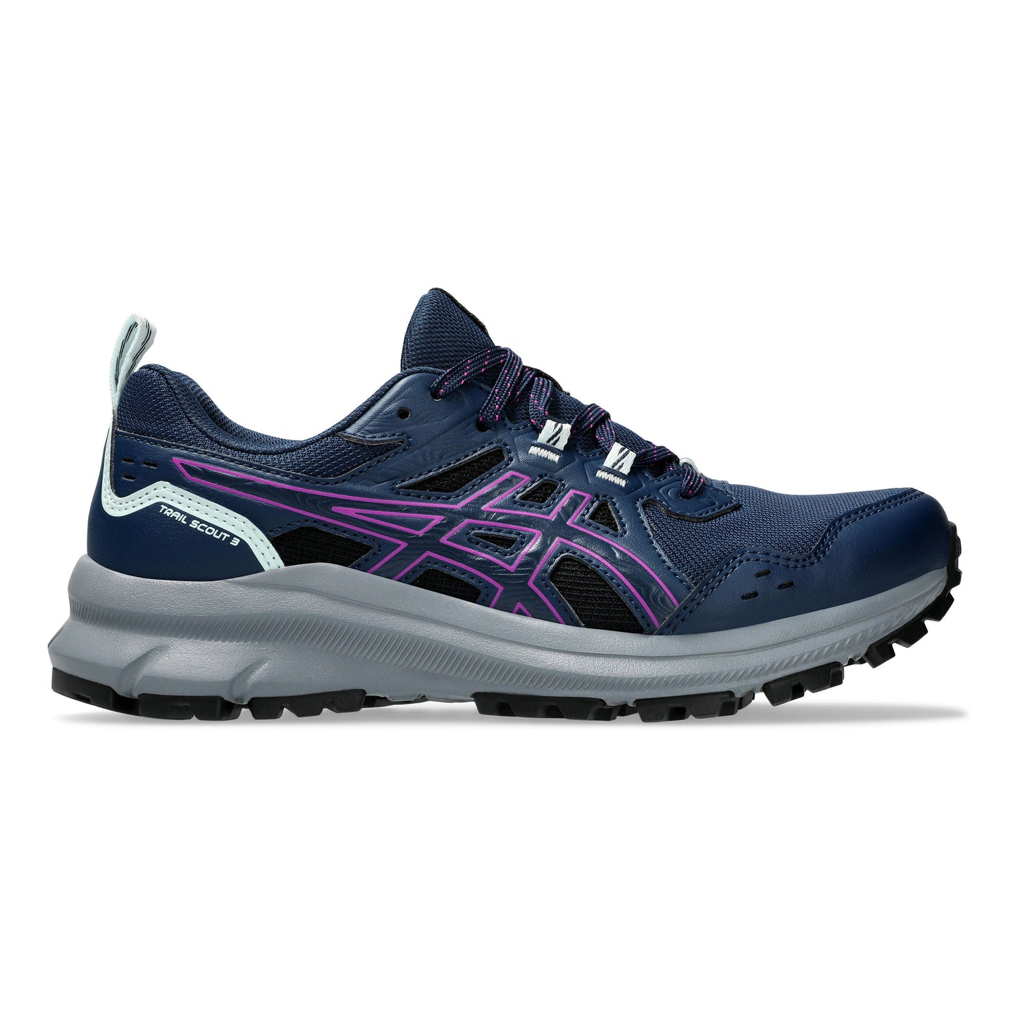 ASICS Trail Scout 3 Scarpa da trail Donna - blu scuro, grigio