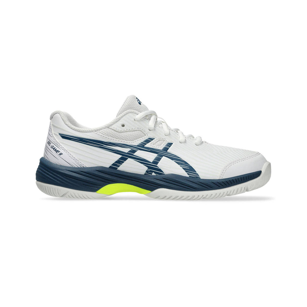 ASICS Gel-Game 9 GS Scarpa per tutte le superfici Bambini - bianco, blu