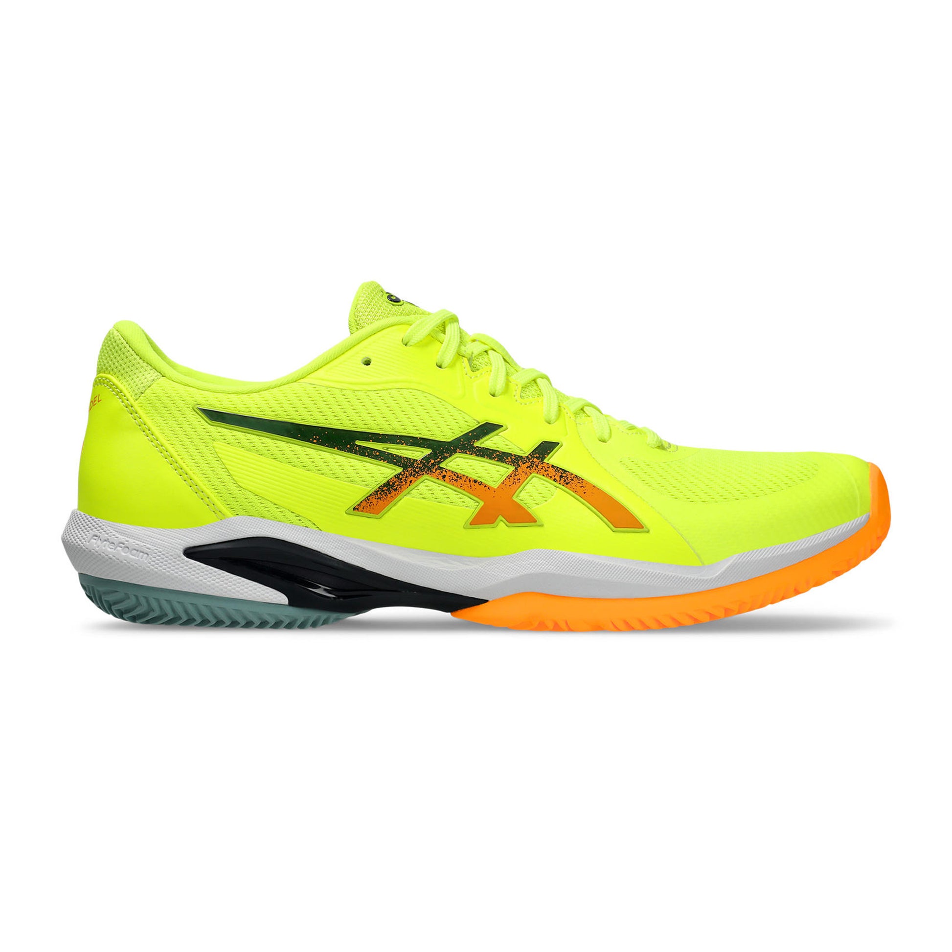 ASICS Solution Swift FF 2 Scarpa da padel Uomini - giallo neon, arancione