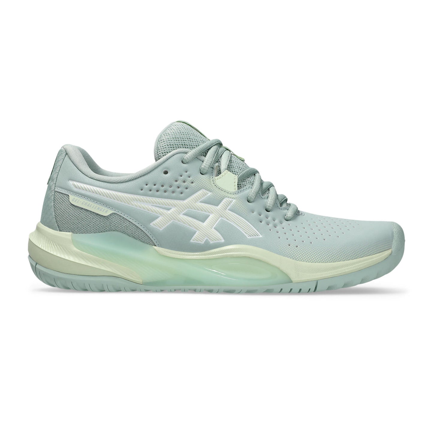 ASICS Gel-Challenger 15 Scarpa per tutte le superfici Donna - grigio-blu, lime