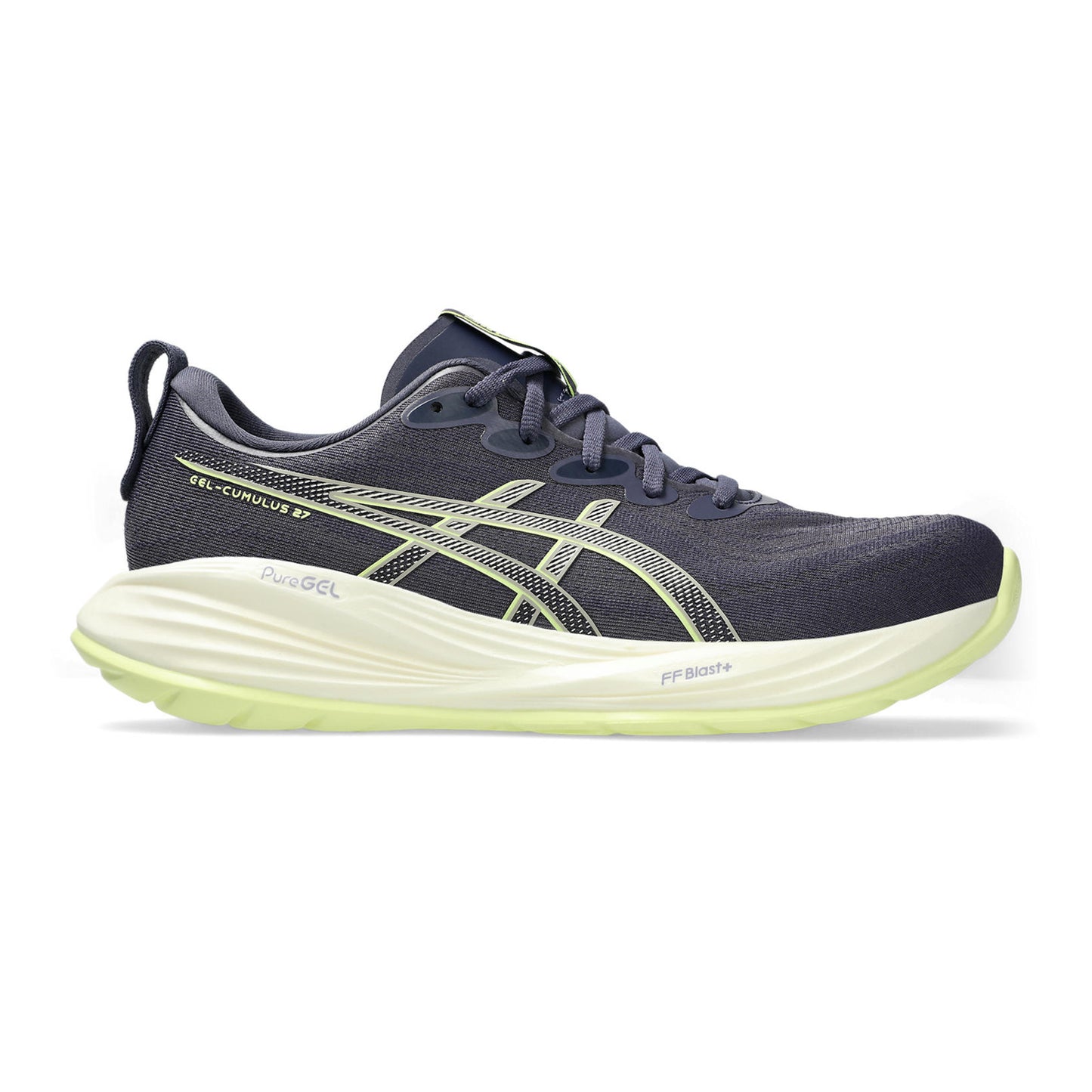 ASICS Gel-Cumulus 27 Scarpe Neutrali Uomini-Grigio-blu,Giallo