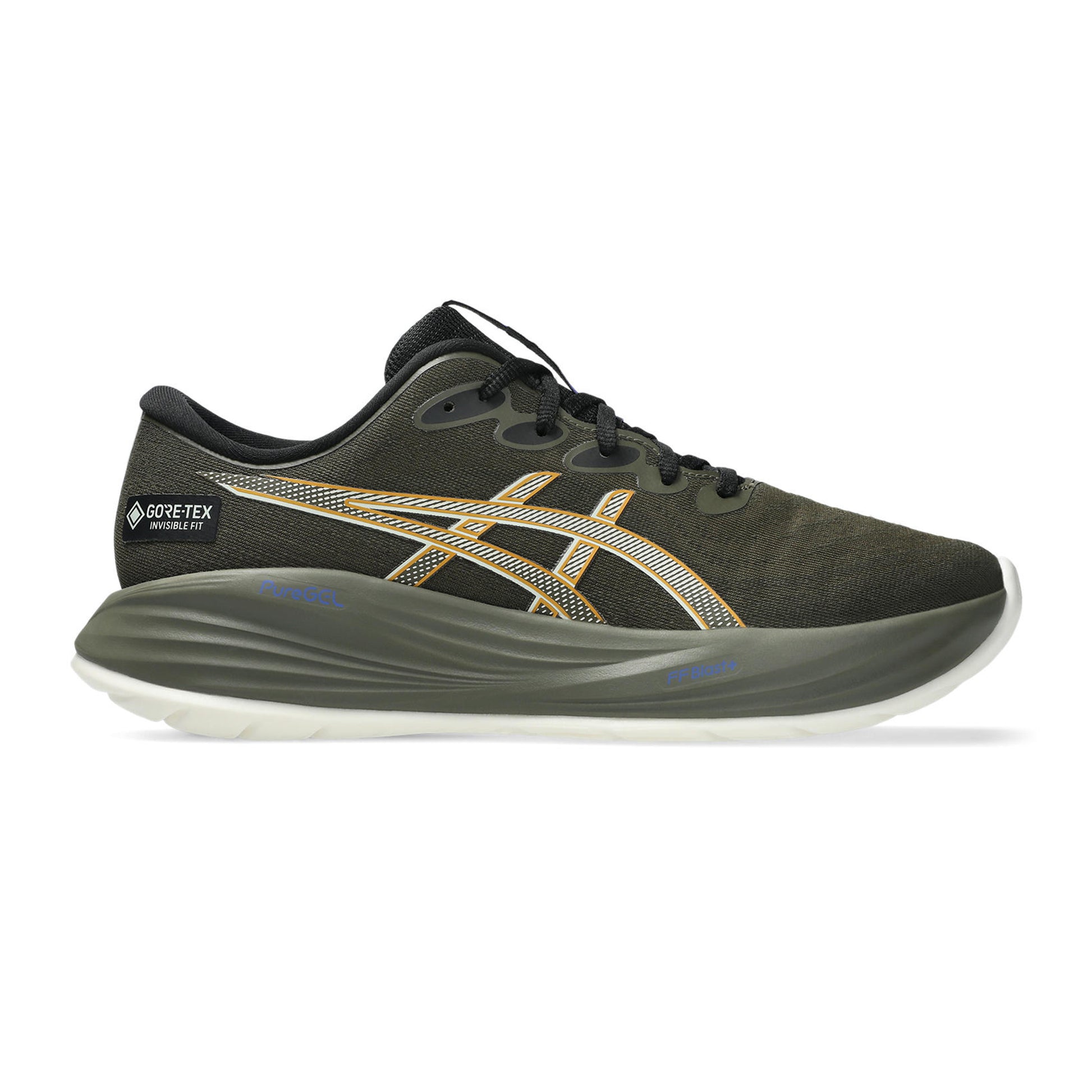ASICS Gel-Cumulus 27 GTX Scarpe neutrali Uomini-oliva, caramello
