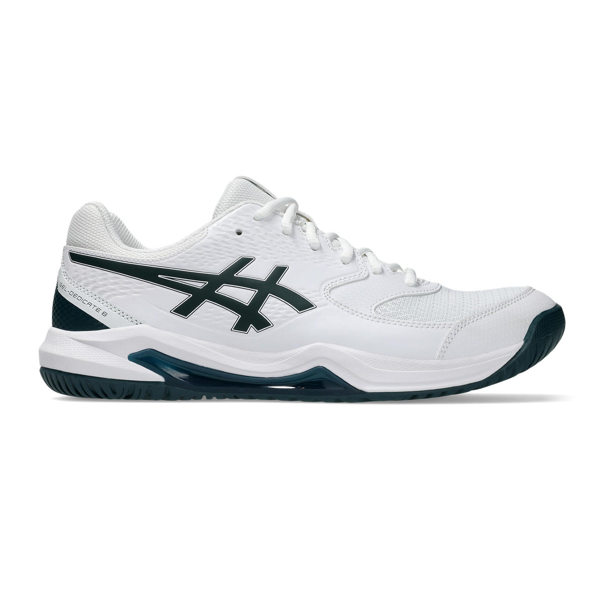 ASICS Gel-Dedicate 8 Scarpa per tutte le superfici Uomini - bianco, verde scuro
