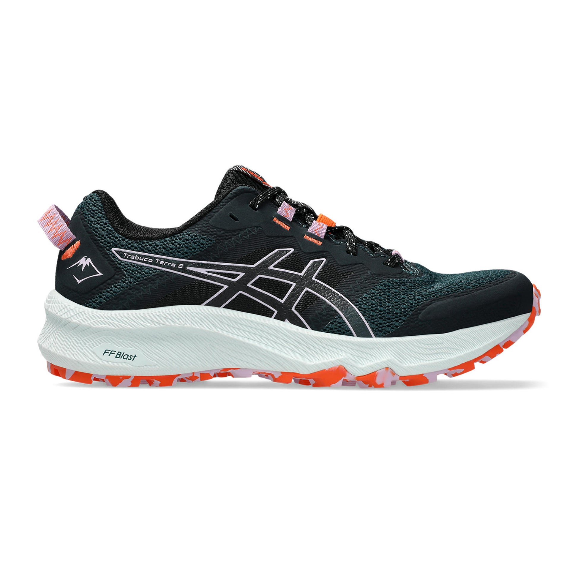 ASICS Trabuco Terra 2 Scarpa Da Trail Donna-Oliva,Lilla