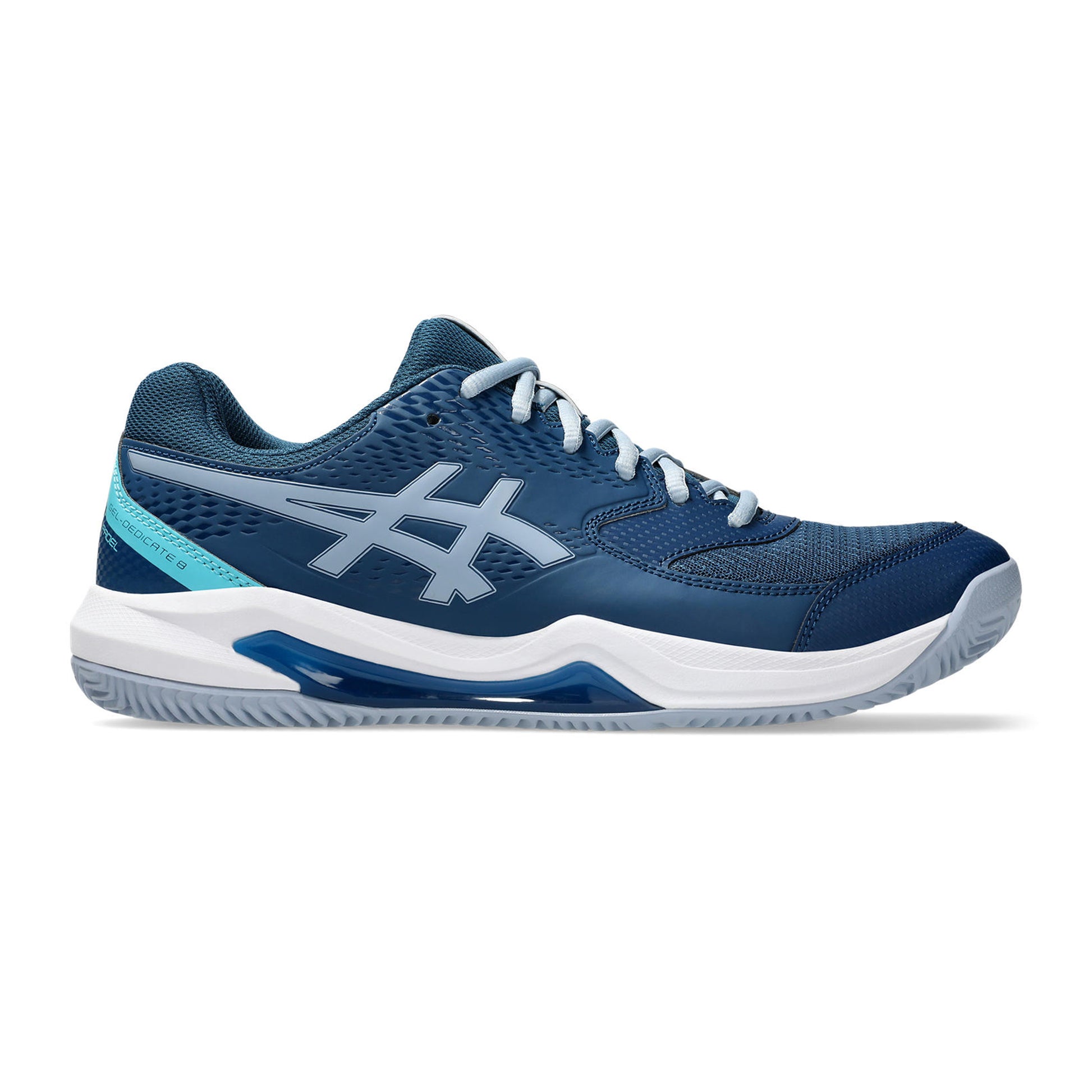 ASICS Gel-Dedicate Scarpa Da Padel Uomini-Color Petrolio,Grigio-blu