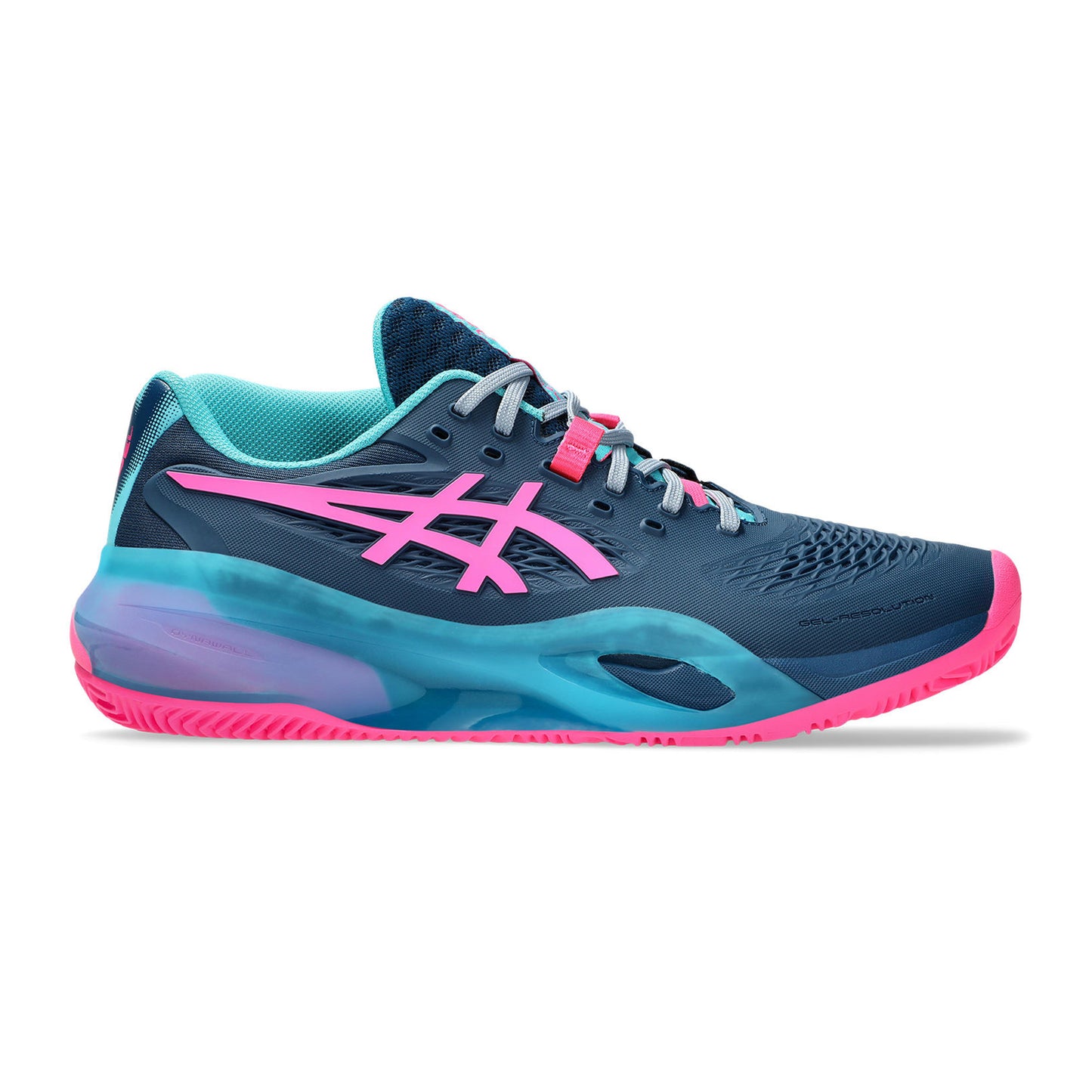 ASICS Gel-Resolution X Scarpa da padel Uomini - color petrolio, rosa