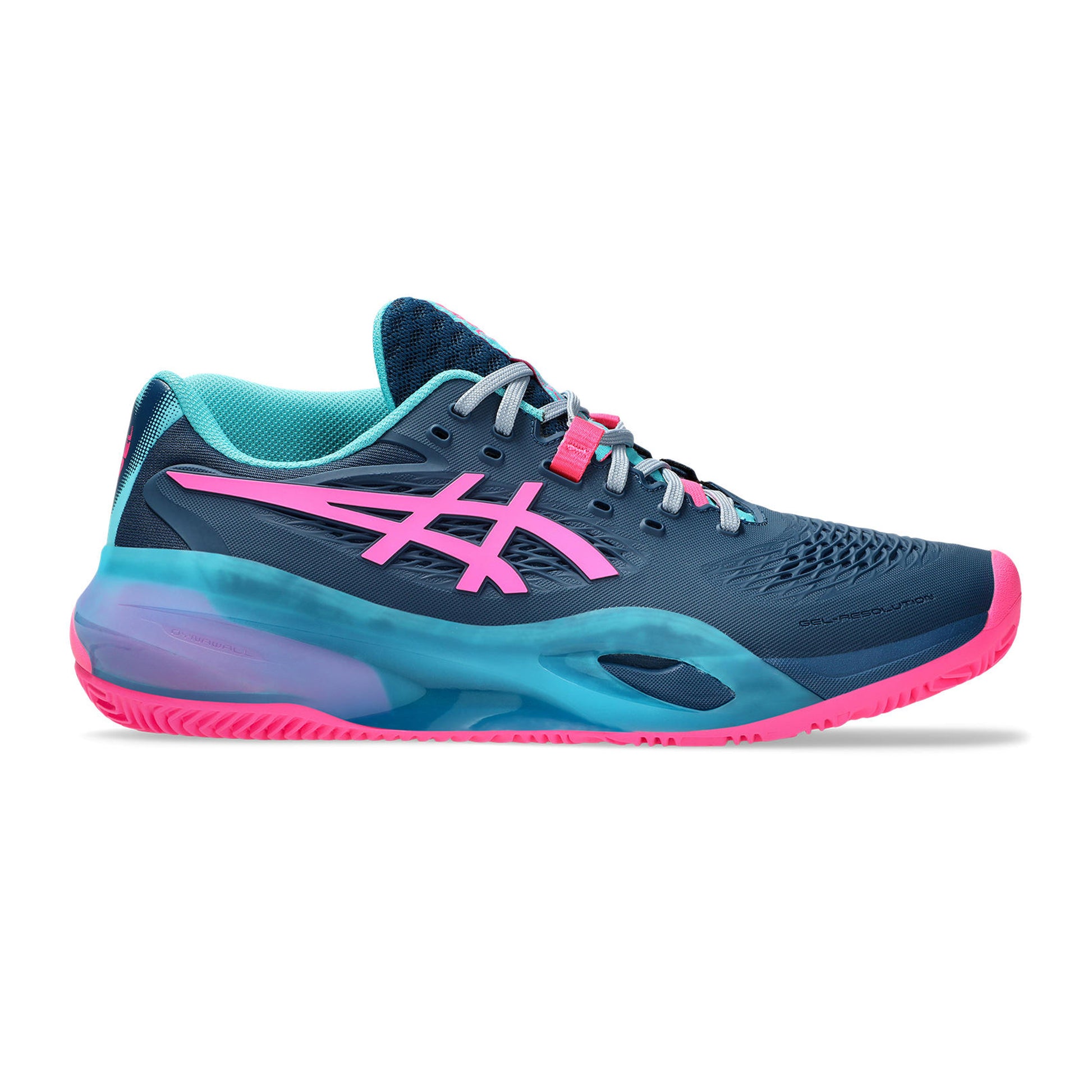 ASICS Gel-Resolution X Scarpa da padel Uomini - color petrolio, rosa
