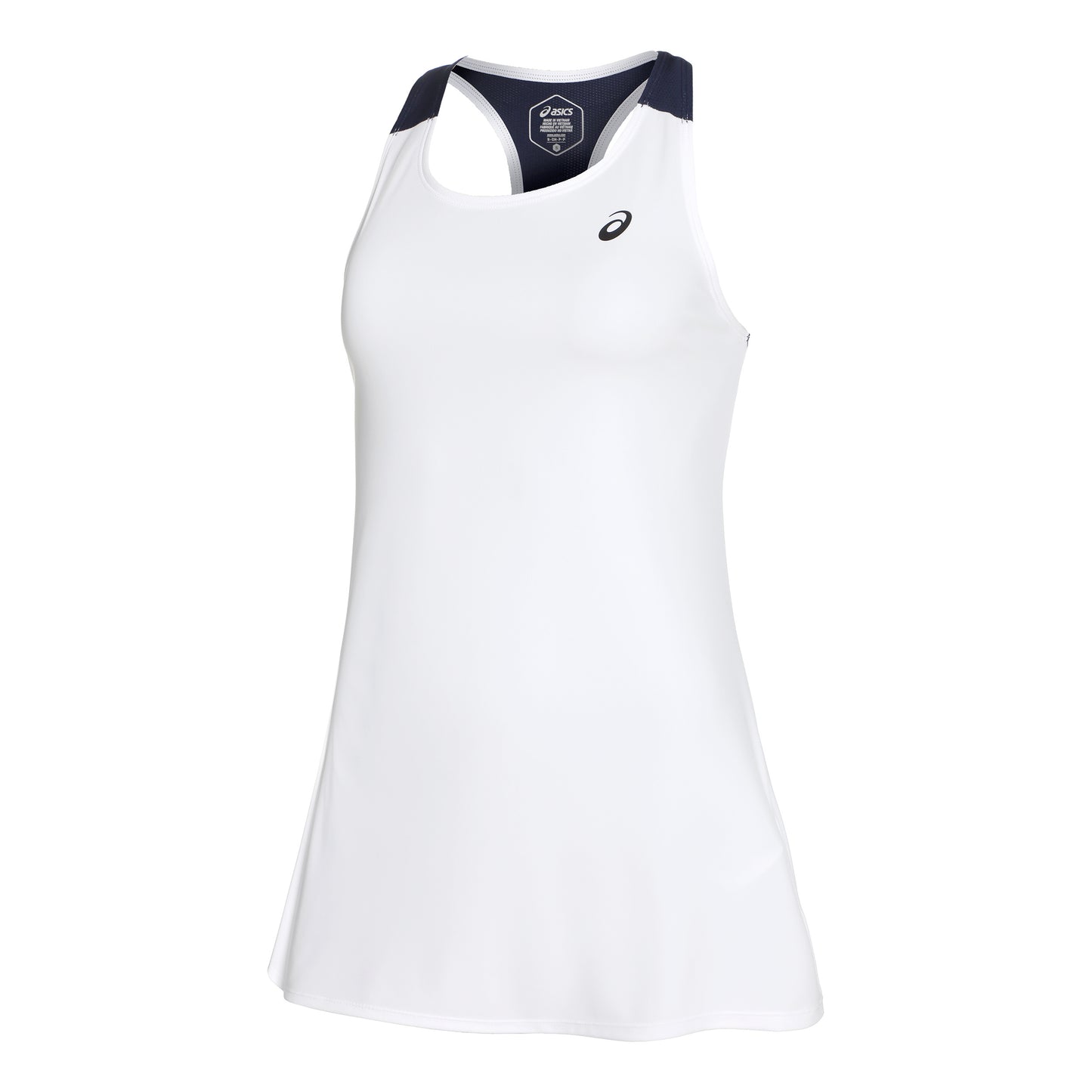 ASICS Court Abito Donna - bianco, blu scuro