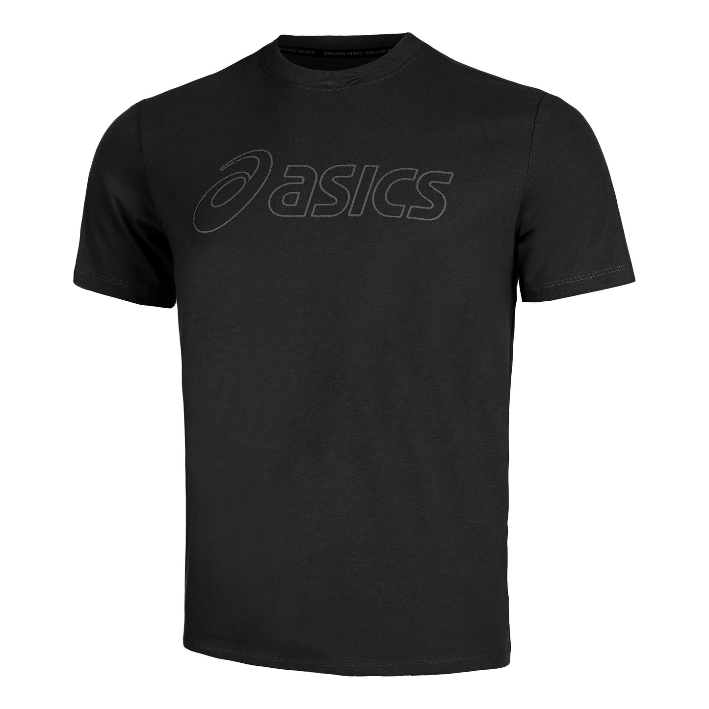 ASICS Logo Maglietta Uomini - grigio,