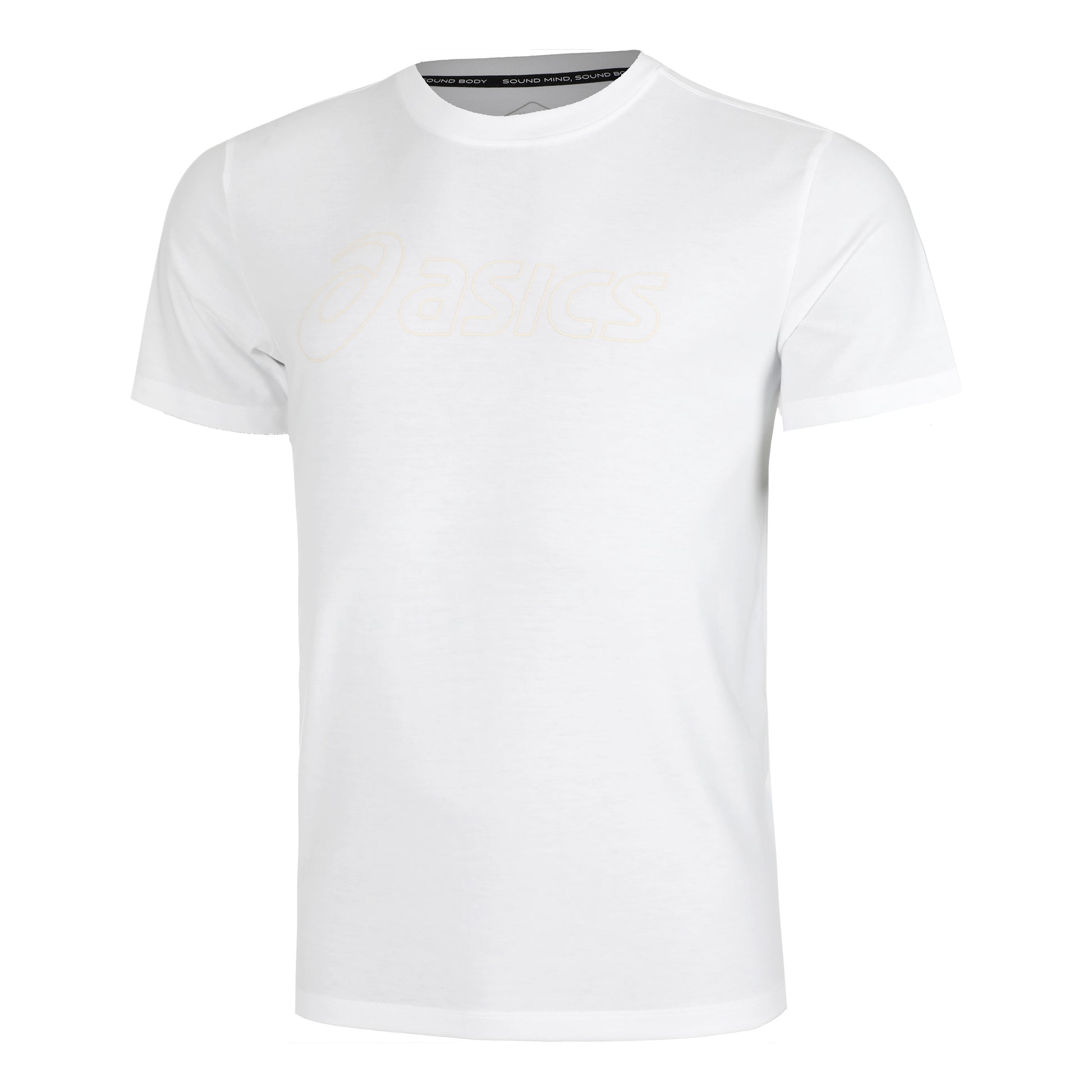 ASICS Logo Maglietta Uomini - bianco,