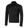 Road Winter 1/2 Zip Camicia Da Corsa Uomini-Nero