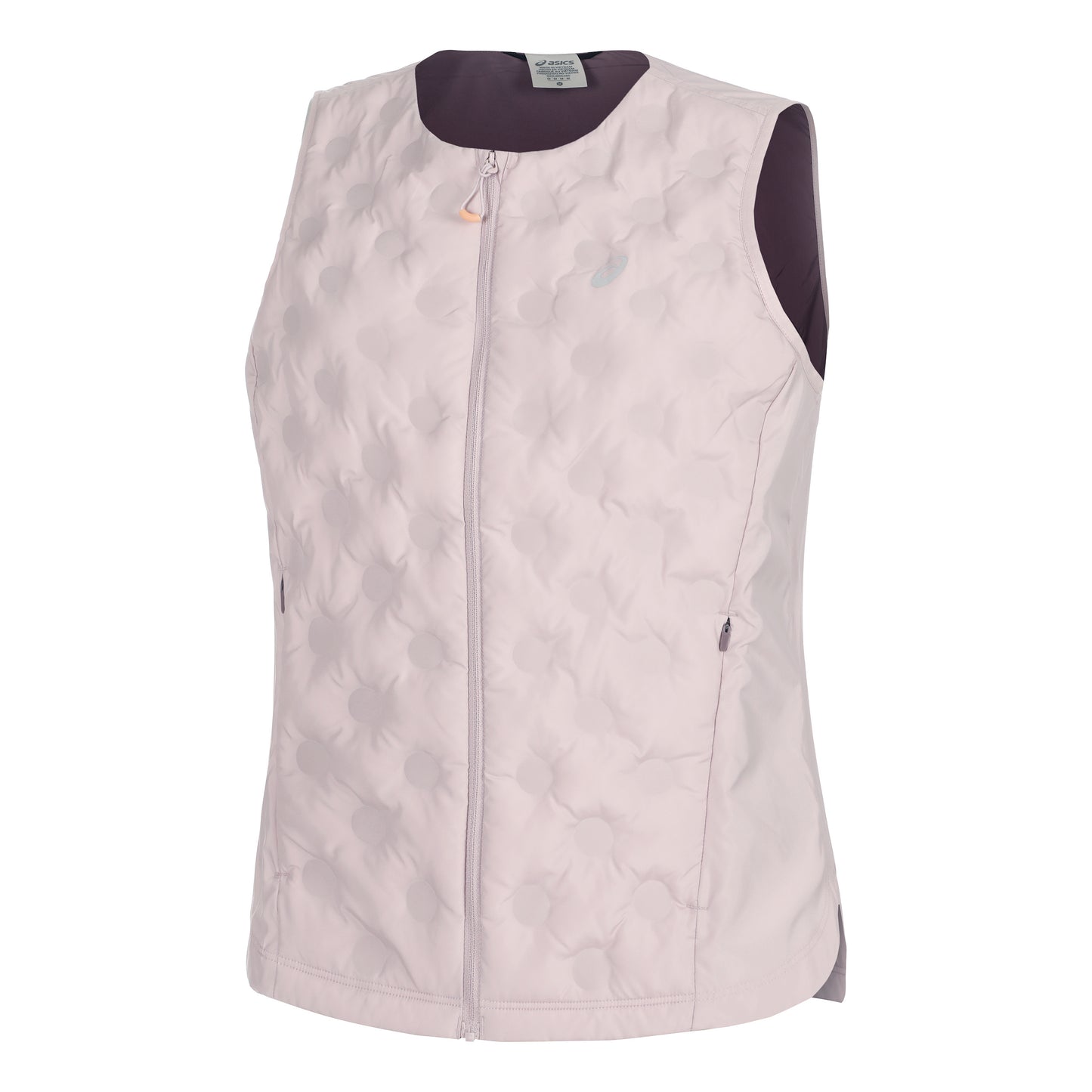 ASICS Nagino Run Padded Gilet Gilet da corsa Donna - colori naturali,