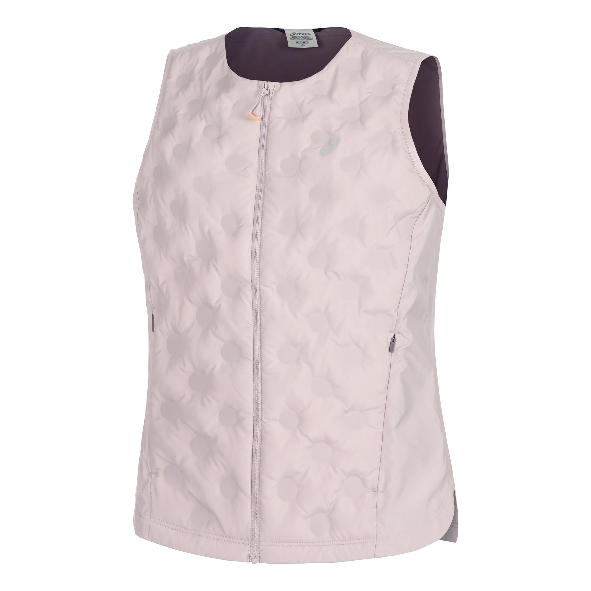 ASICS Nagino Run Padded Gilet Gilet da corsa Donna - colori naturali,