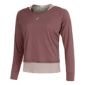 Nagino Run Camicia da corsa Donna - berry, colori naturali