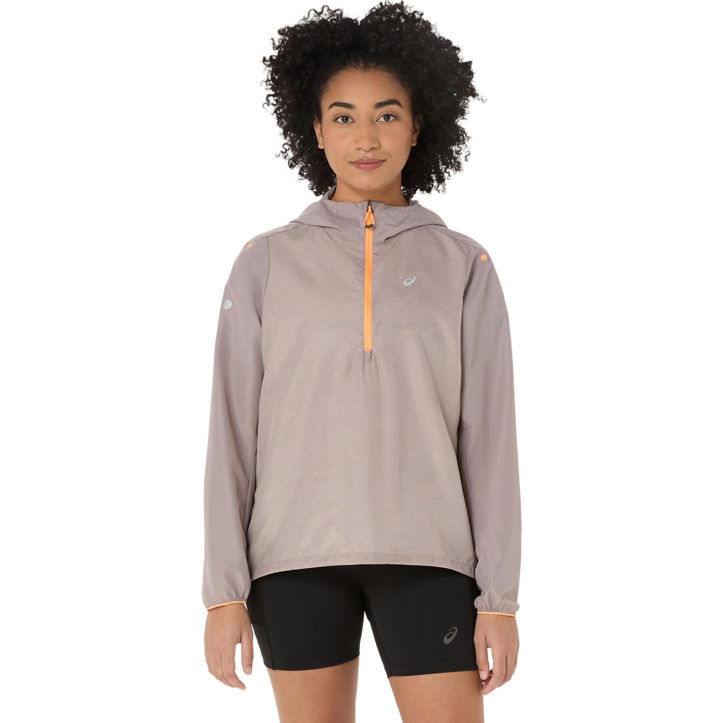 ASICS Fujitrail Packable Giacca Da Corsa Donna-Grigio