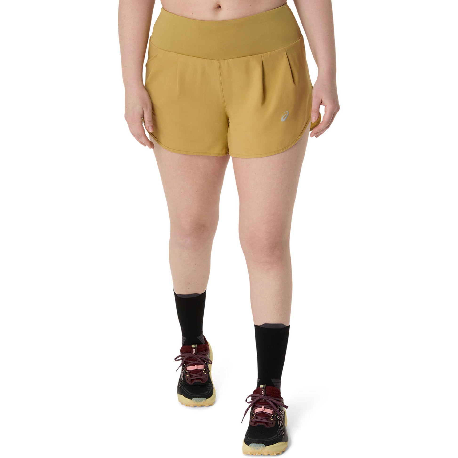 ASICS Road 3,5In  Pantaloncini da corsa Donna - caramello
