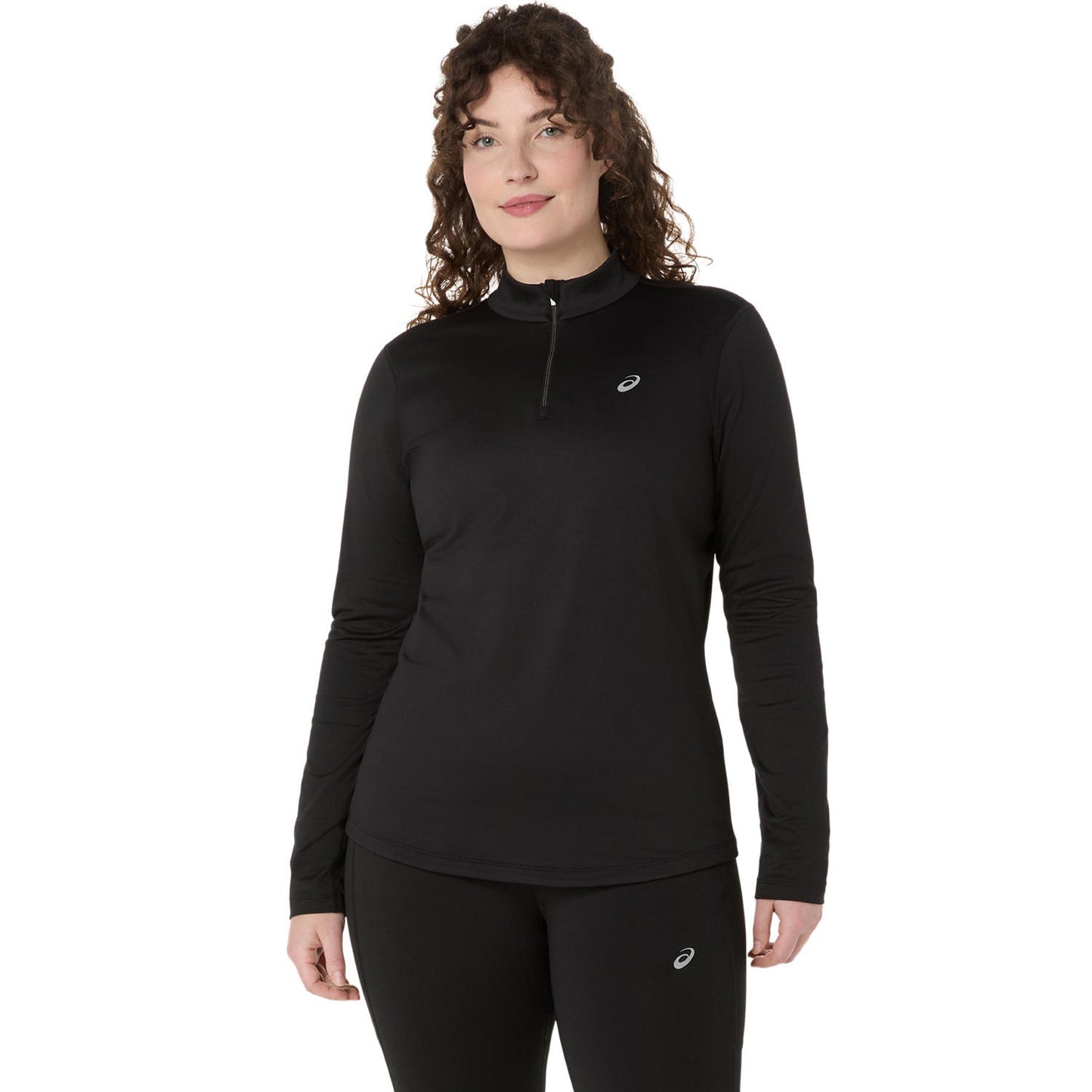 ASICS Core Winter 1/2 Zip Camicia Da Corsa Donna-Nero