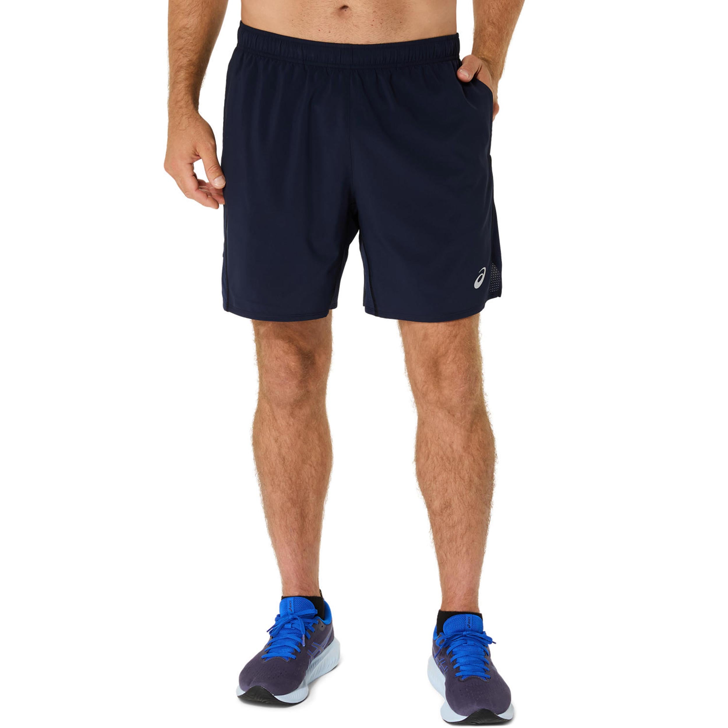 ASICS Core 7in Short Pantaloncini da corsa Uomini-blu scuro