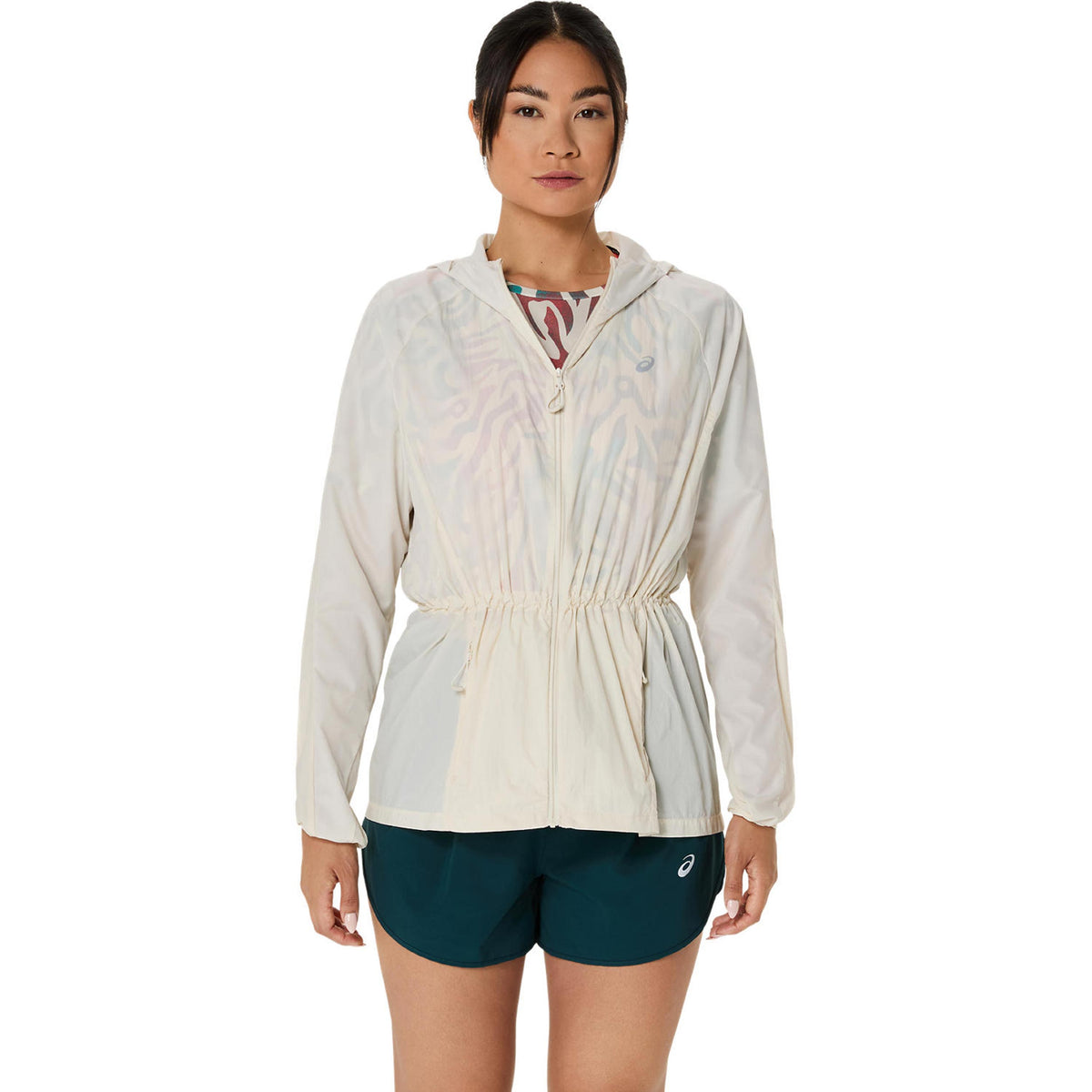 ASICS Road Packable  Giacca da corsa Donna - crema