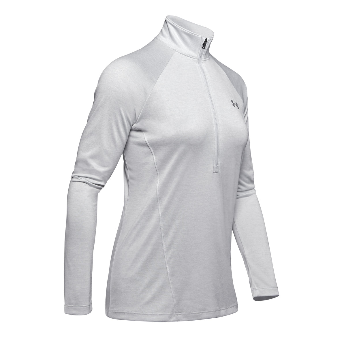 Under Armour Tech Half-Zip Twist Manica lunga Donna - grigio chiaro, argento