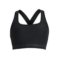 Crossback Mid Reggiseni Sportivi Donna-Nero,Grigio