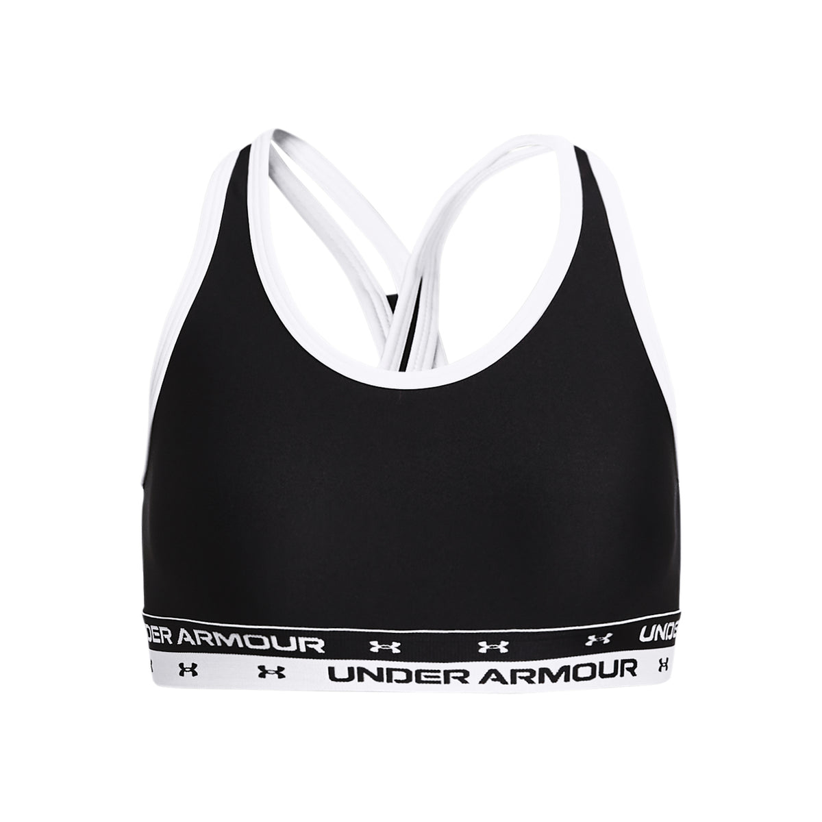 Under Armour Crossback Solid Reggiseni sportivi Ragazze - nero, bianco