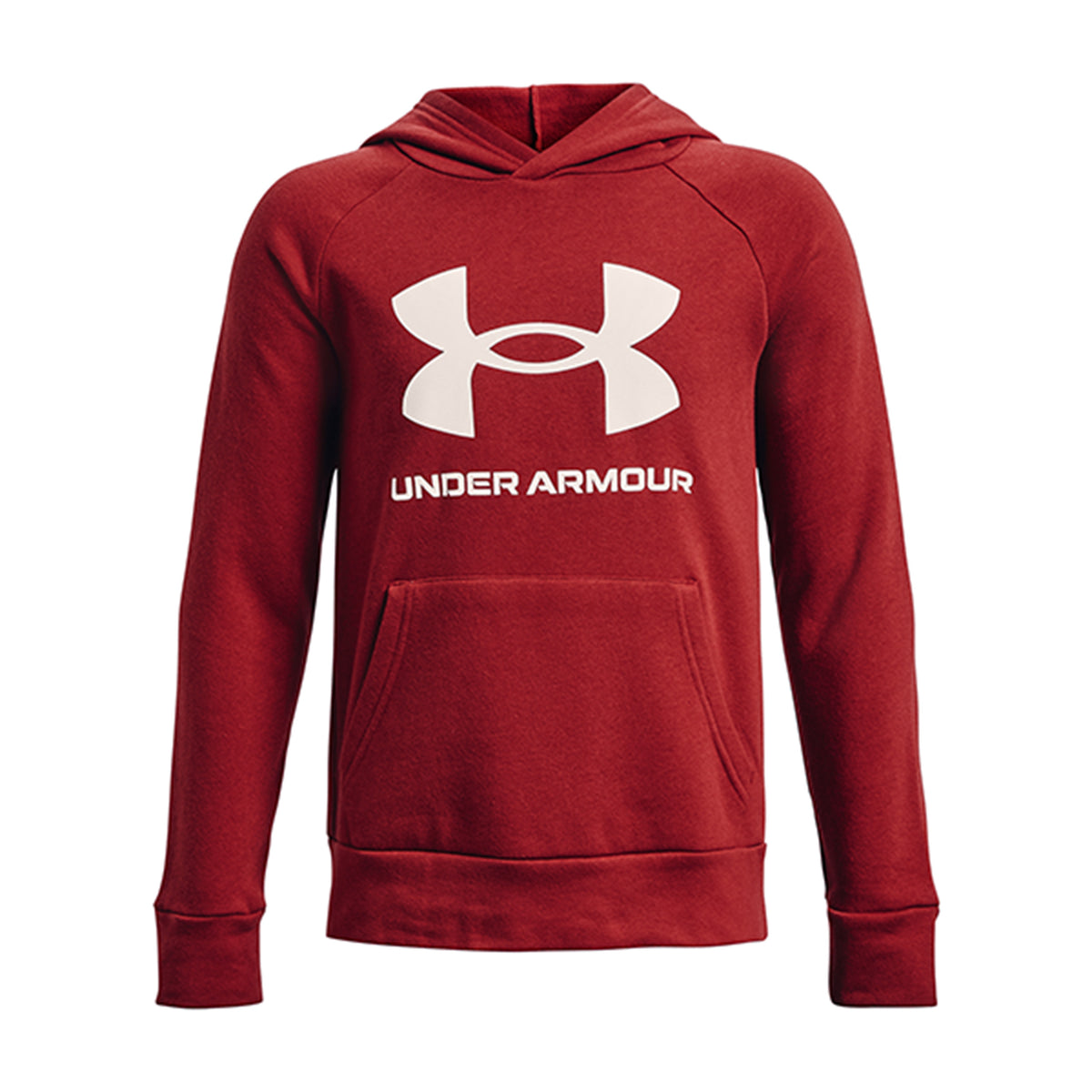 Under Armour Fleece Felpa con cappuccio Ragazzi - rosso, grigio
