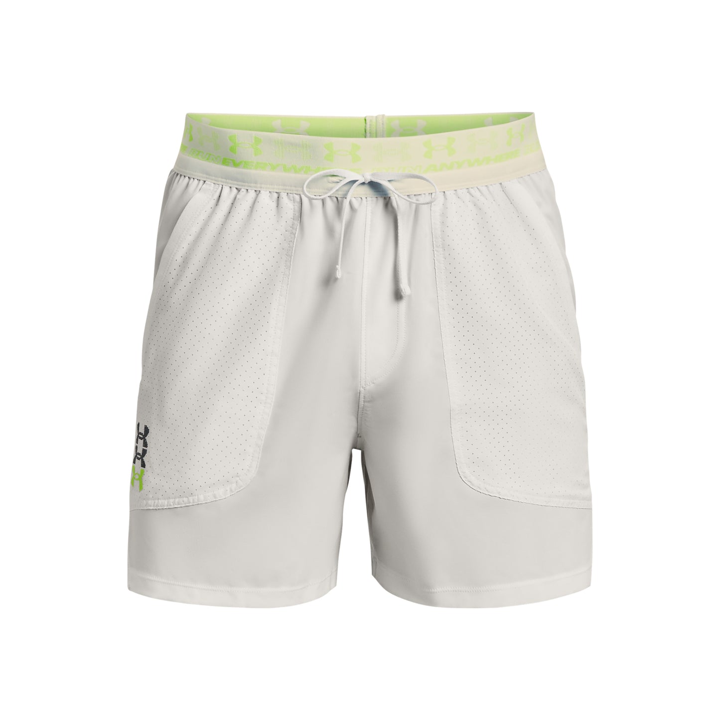 Under Armour Run Anywhere Pantaloncini Uomini - grigio, verde