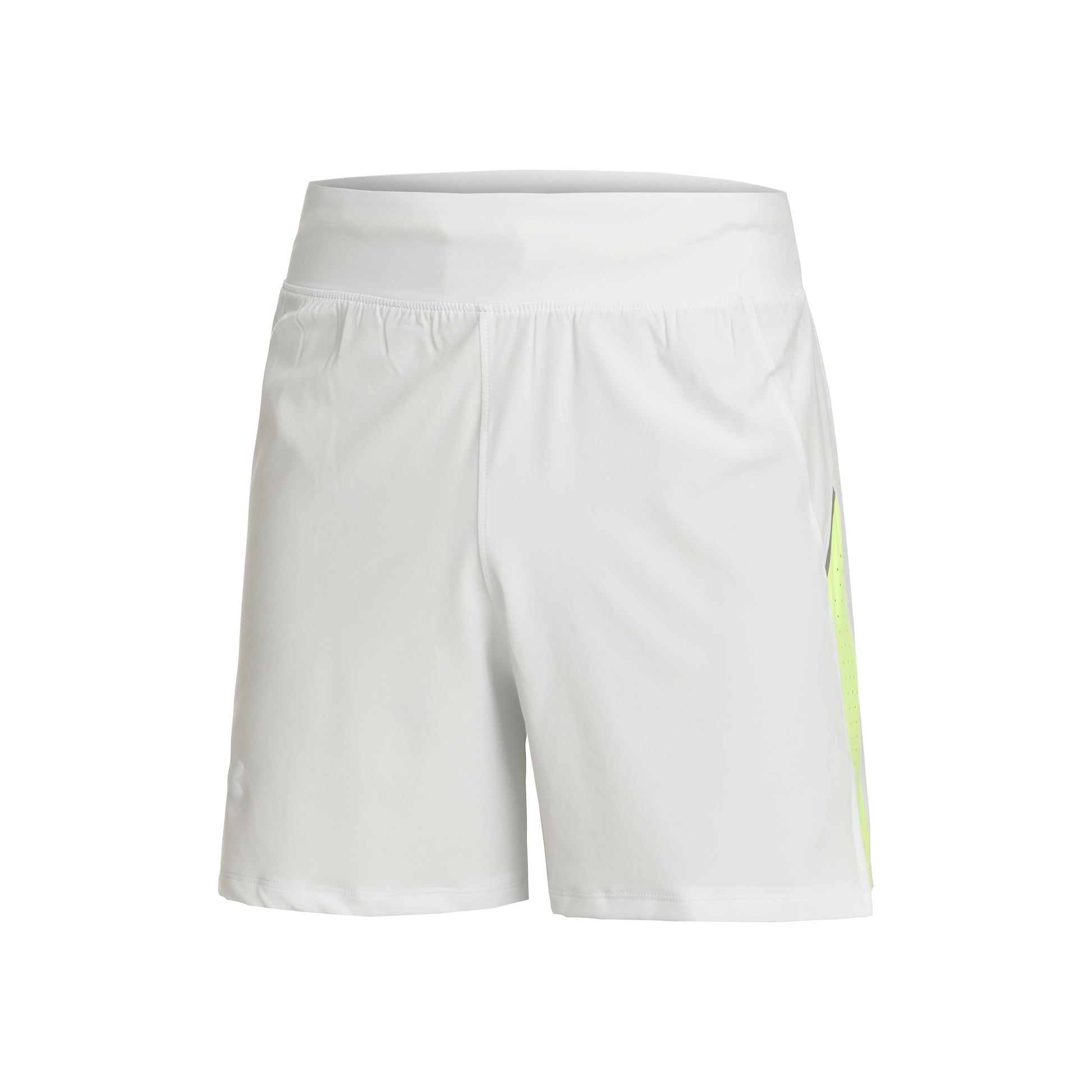 Under Armour Launch Elite 7in Pantaloncini Uomini - bianco, giallo neon