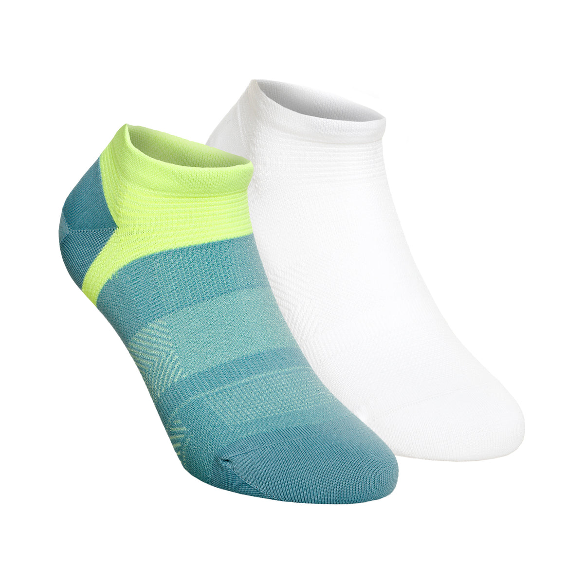Under Armour AD Run Lite NS Tab Calze Da Corsa Confezione Da 2-Bianco