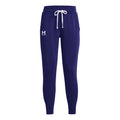 Fleece Pantalone da allenamento Donna - blu scuro, bianco