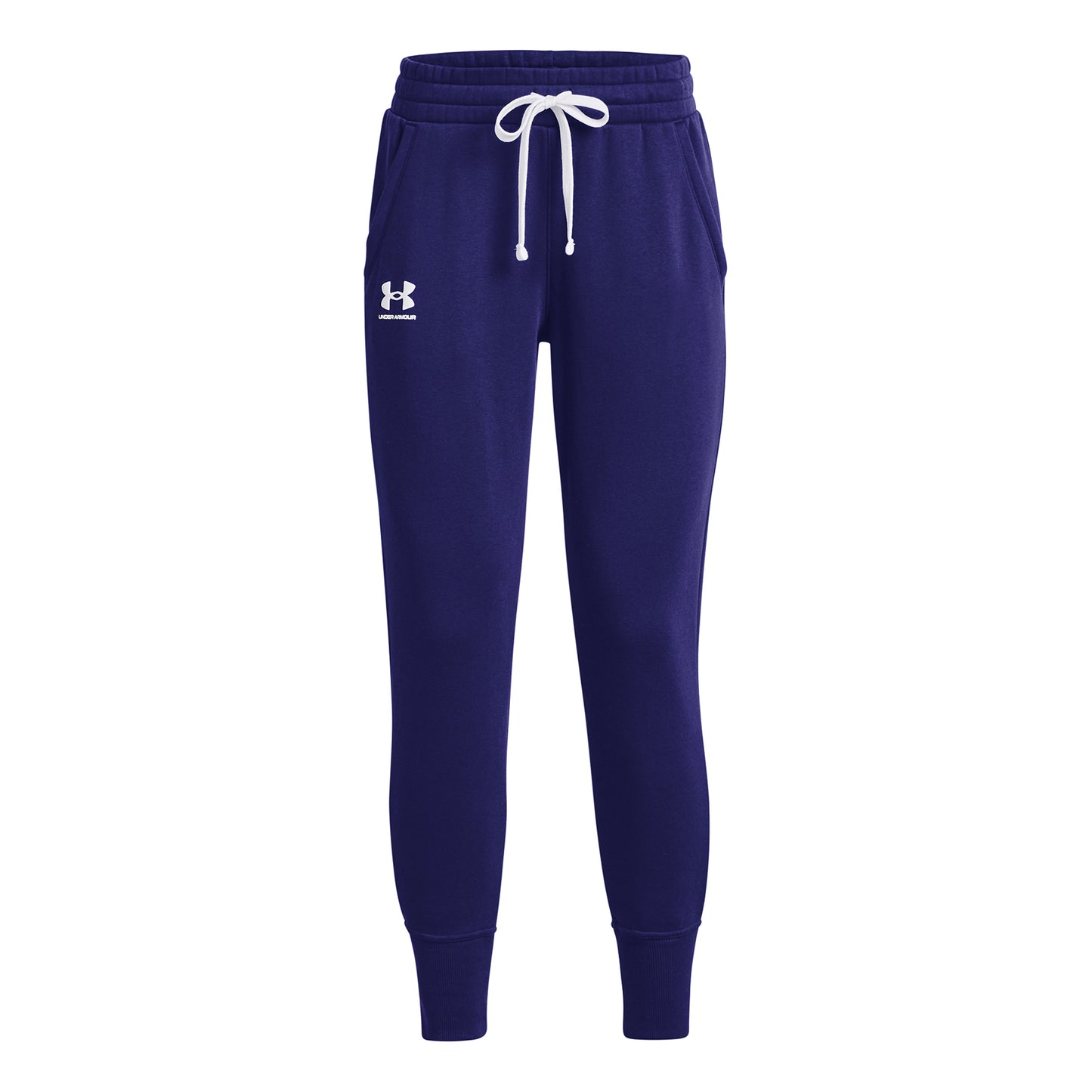 Under Armour Fleece Pantalone da allenamento Donna - blu scuro, bianco