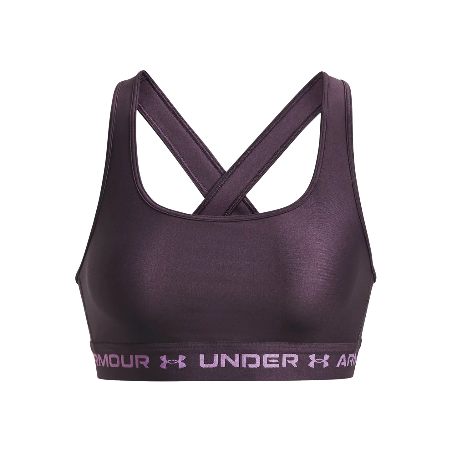 Under Armour Crossback Mid Reggiseni sportivi Donna - viola, albicocca