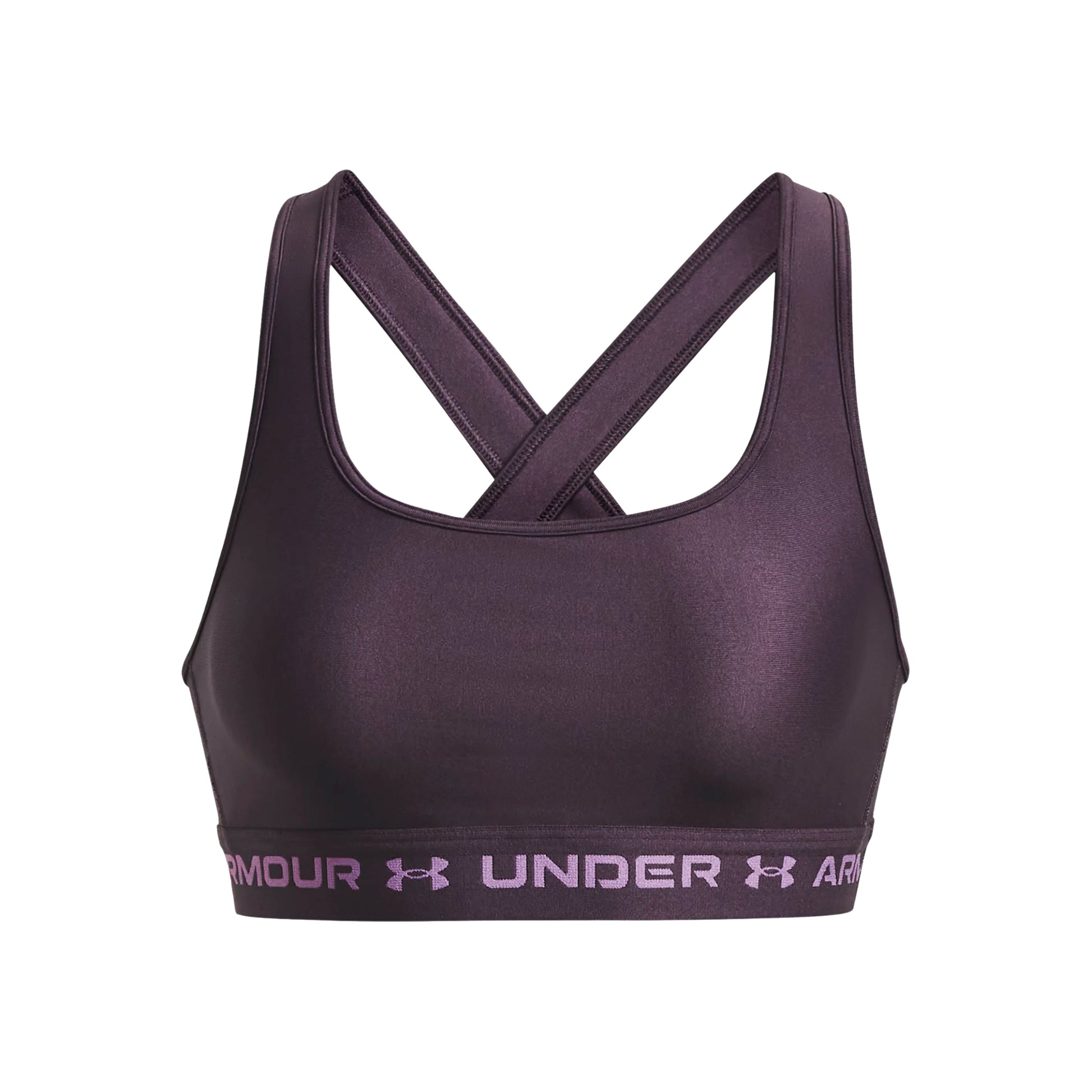 Under Armour Crossback Mid Reggiseni sportivi Donna - viola, albicocca