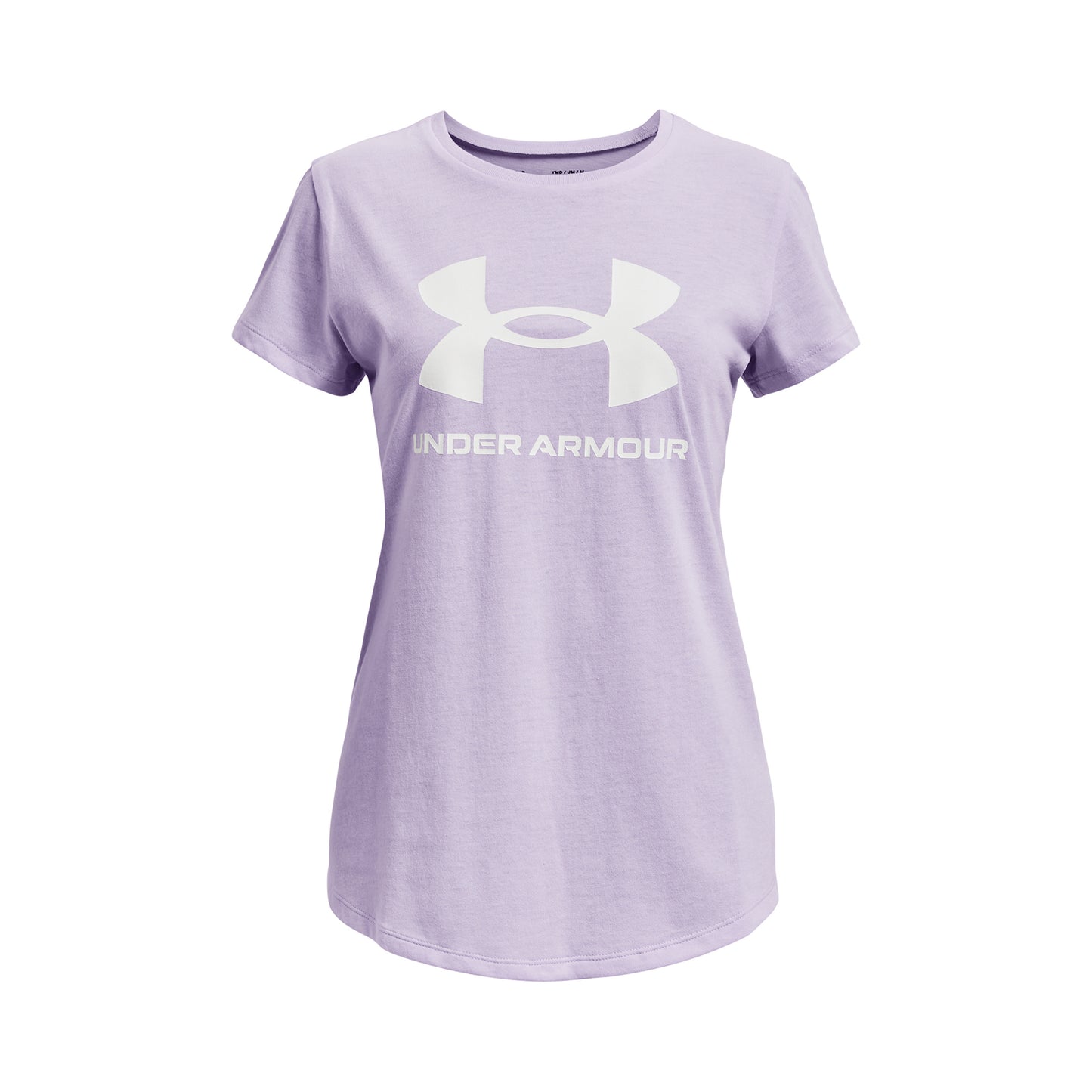 Under Armour Sportstyle Logo Maglietta Ragazze - lilla, bianco