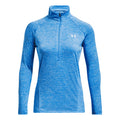 Tech Half-Zip Twist Manica lunga Donna - blu,